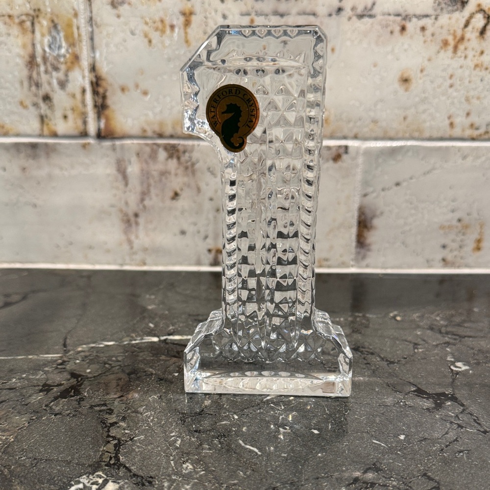 Waterford Crystal Number One Figurine